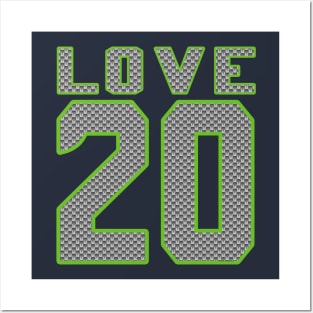 Seattle Seahawks 20 by CH3Media Posters and Art